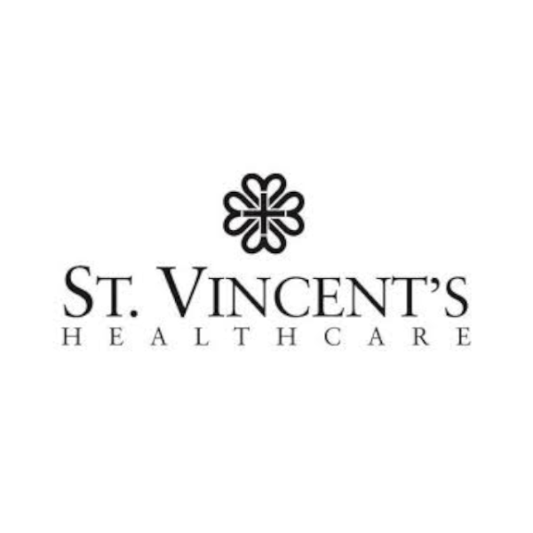 Logo for St. Vincent's Healthcare.